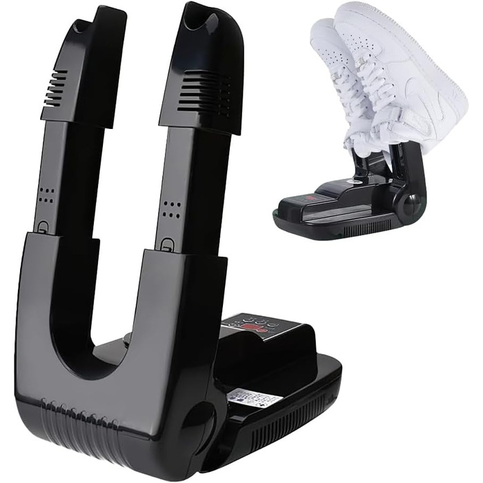 Електричний сушильник для взуття - сушильник для черевиків та взуття з таймером, регульована довжина