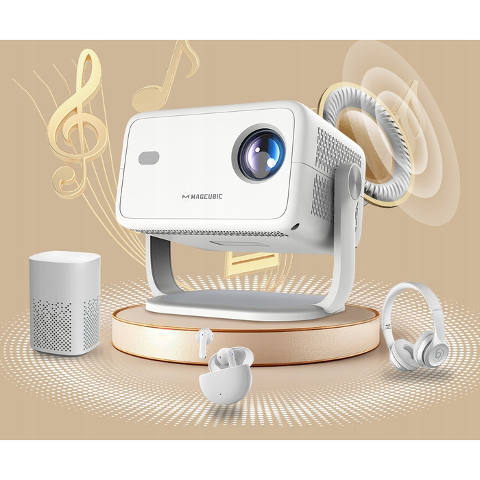 Smart-проектор Magcubic L018 LED 4K/1080p з Android TV, WiFi та Bluetooth-динаміком