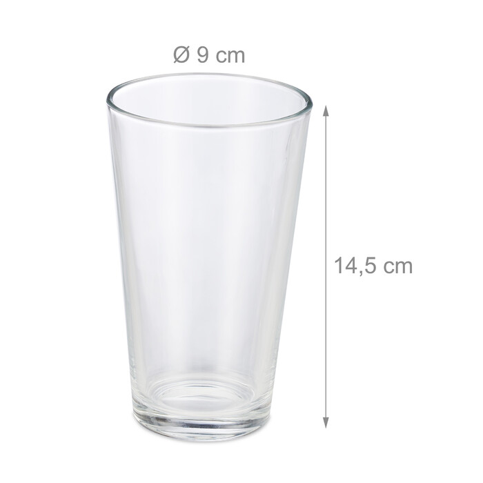 Set of 18 Decorative Drinking Glasses