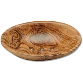 Миска для мила з оливкового дерева, 15 x 9 см