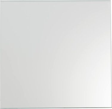 Дзеркальні плитки для стін: набір з 4 шт, скло, 30x30 см, самоклеючі