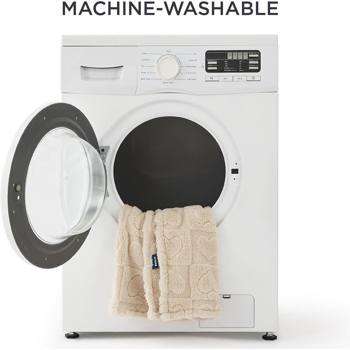 Підстилка для собак Bedsure: м'яка, тепла, кремово-біла, 100x120 см