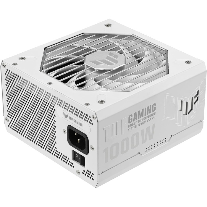 Блок живлення ASUS TUF Gaming 1000W Gold, білий, сертифікація 80 PLUS Gold