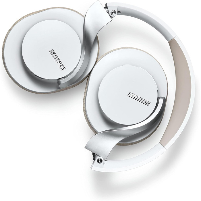 Shure Aonic 40: Бездротові навушники з активним шумозаглушенням, Bluetooth, мікрофон, 25 годин роботи, сумісні з iPhone та Android, білі