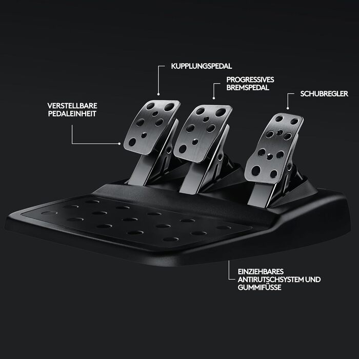 Руль Logitech G29 Driving Force та педалі з Force Feedback + навушники Logitech ASTRO A10 Gen 2 – для PS5, PS4, PC, Mac – Чорний PlayStation | PC G29 | G920