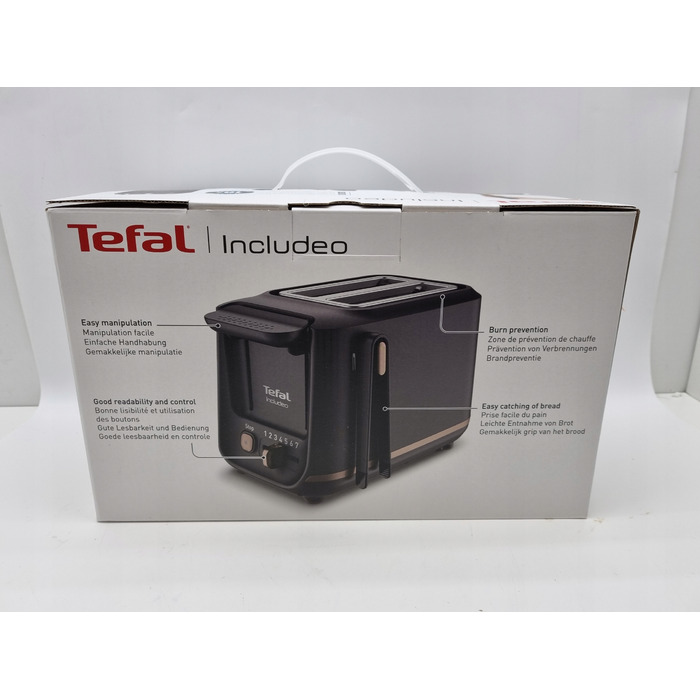 Тостер Tefal TT533811, чорний, 850 Вт