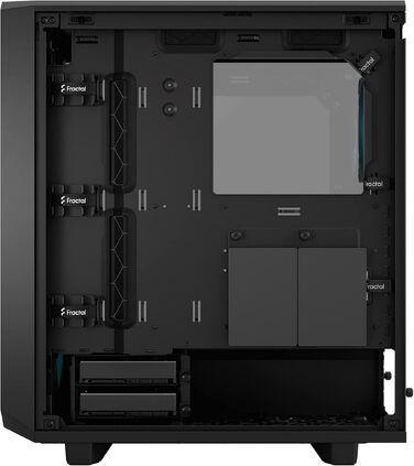 Корпус для ПК Fractal Design Meshify 2 Compact Black ATX Mid Tower, RGB, загартоване скло (Light Tint), високий повітряний потік