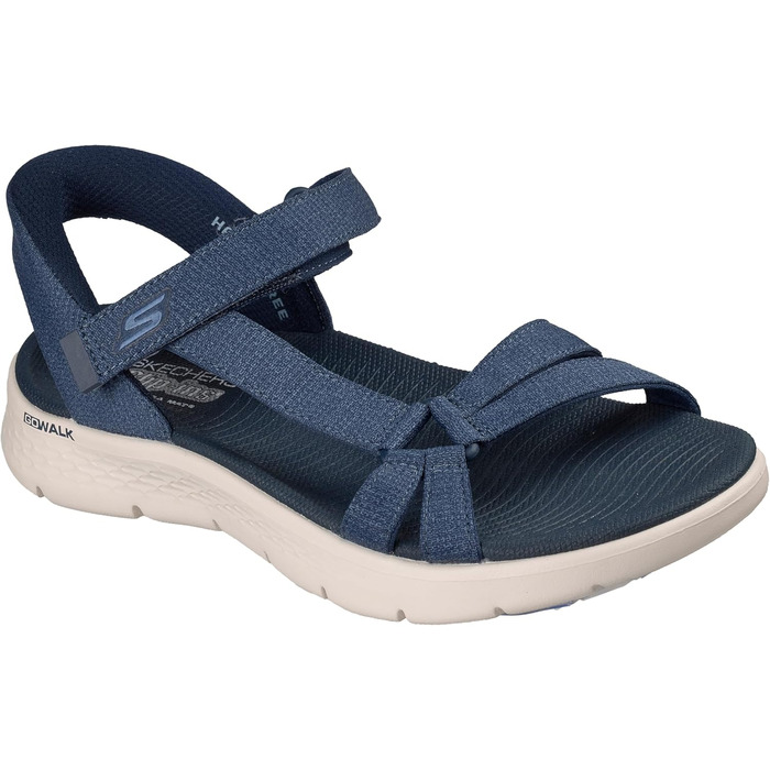 Сандалі жіночі Skechers Go Walk Flex Illuminate Hands Free Slip-ins Navy 39 EU - Зручні повсякденні сандалі