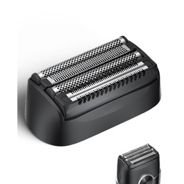 Електробритва чоловіча Kensen Mini Foil Shaver USB-C, водонепроникна, для сухого гоління бороди та обличчя, чорна