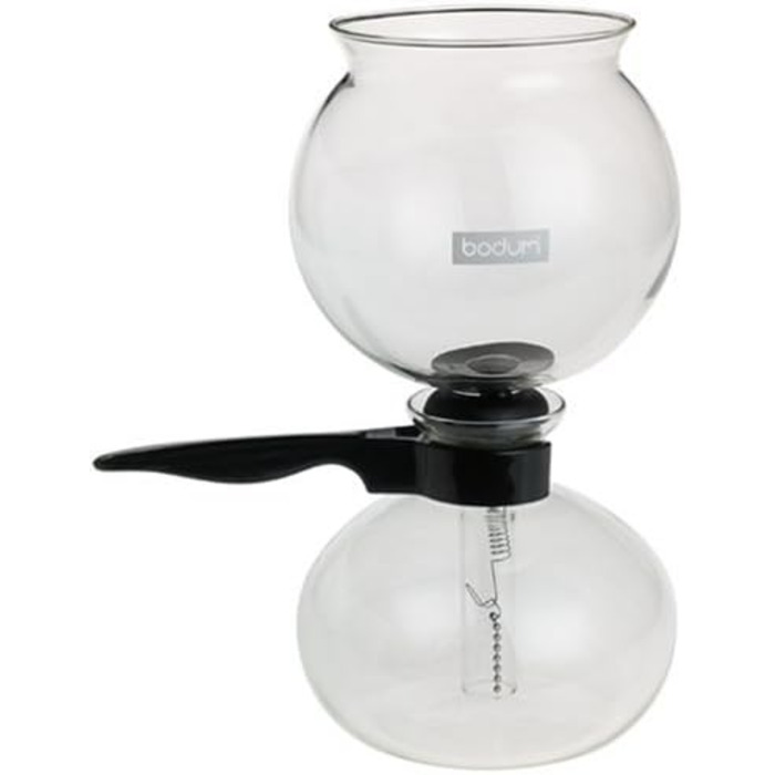 Кавоварка Bodum Pebo 1208-01, 1 л, чорна, сифоновий тип