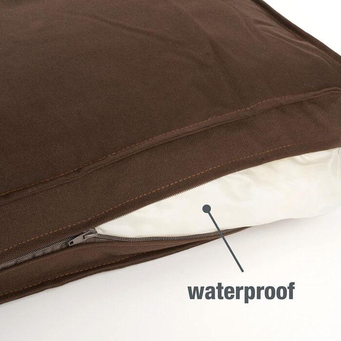 Premium Dog Bed, Dog Mat, Washable Canvas, Orthopedic Memory Foam, Viscoelastic Filling, Soft Dog Bed for Small Dogs, Vintage Canvas Fabric, Mattress PDB1007 S 65x50 Dog Sofa