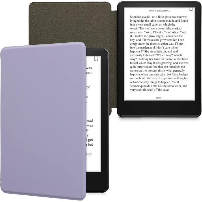 Чохол kwmobile для Amazon Kindle Paperwhite 11-го покоління (2021) - з штучної шкіри, захисний чохол для електронного читача, колір лавандовий
