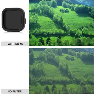 Фільтри для GoPro Hero 12 11 10 9: CPL, ND8, ND16, ND32 - комплект 4 шт.