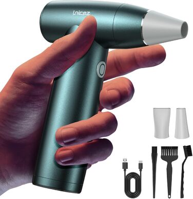 Електричний пилосос для пилу 150000 RPM - компресований повітряний пилозбірник з потужним безщітковим двигуном, елегантний металевий корпус