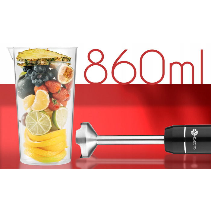 Ручний блендер Electo MaTaglio 1200 Вт, сріблястий/сірий