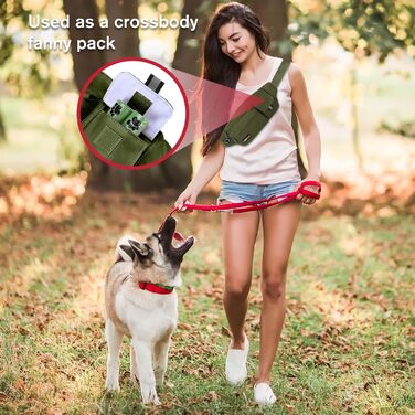 MAXTOP Поясна сумка через плече для чоловіків та жінок, спортивна, водонепроникна, для подорожей, фітнесу, йоги, бігу (Зелена)