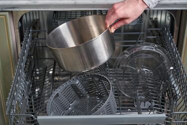 Салатниця-швидкосушка Zyliss Swift Dry 6L з нержавіючої сталі, BPA-free, AquaVent™ технологія, антиковзаюче дно, для миття в посудомийній машині