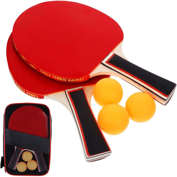 Набір для настільного тенісу преміум-класу: 2 ракетки, 3 м'ячі, стіл. Ідеально для початківців та змагань вдома
