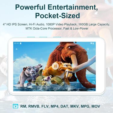 MP3 плеєр SWOFY з Bluetooth та WiFi, 4.0