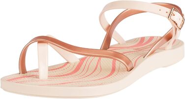 Босоніжки жіночі Ipanema Fashion Sand Viii T-Spangen, бежеві металік-рожеві, 37 EU
