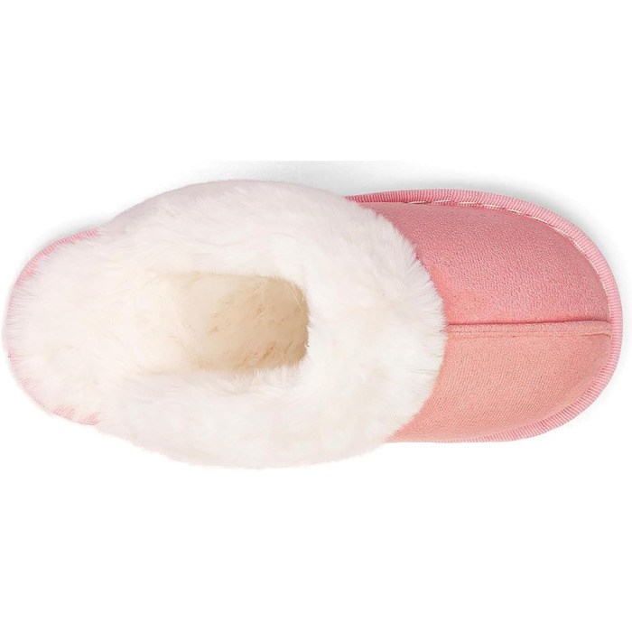 Теплі плюшеві домашні тапочки для жінок та чоловіків на зиму, антиковзкі, з штучного хутра (38/39 EU, рожеві)