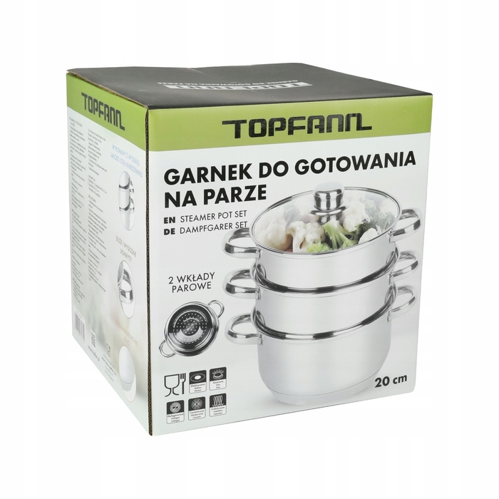 Пароварка-каструля Topfann, 2,5 л