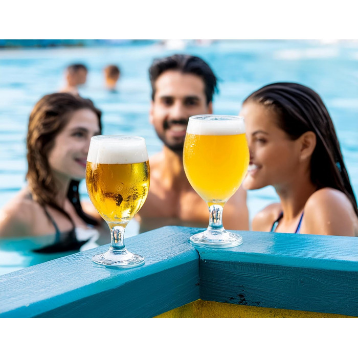 Набір келихів для пива Krosno Glasmark 0,36 л (6 шт.) - для крафтового пива, коктейлів, миття в посудомийній машині