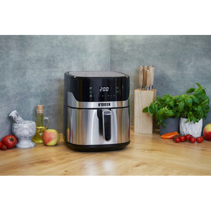 Аерофритюрниця Air Fryer X1 1600W: безмасляна фритюрниця, 8 програм, 6,5 л