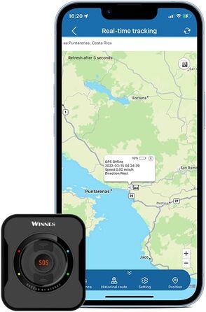GPS-трекер для авто TKMARS TKS1, 4G, 7800 мА·год, магнітний, водонепроникний, реальний час, безкоштовний додаток, без абонплати