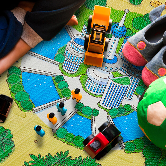 Relaxdays Dinosaur Puzzle Mat
