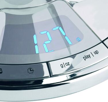Кухонні ваги Bugatti Uma з таймером та електронним дисплеєм, 3 кг, елегантний дизайн