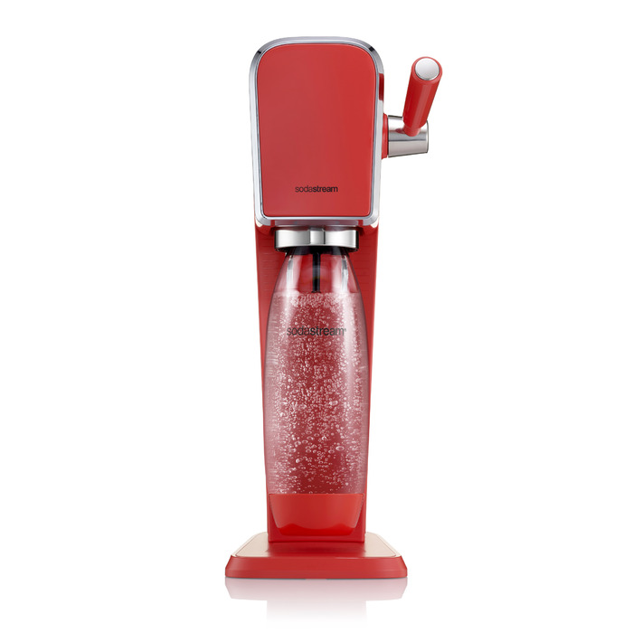 Сифонізатор для води SodaStream Art, червоний, 1 пляшка у комплекті