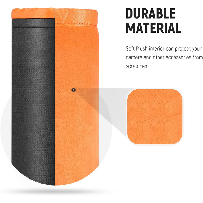 Рюкзак для камери NEEWER Pro водонепроникний, з захистом від ударів, з регулюванням, з підкладкою, з замком від злодіїв, сумісний з DJI Drone, DSLR, штативами, спалахами, об'єктивами та іншим аксесуаром (9.8 x 7.1 x 3.1 дюймів, Оранжевий)