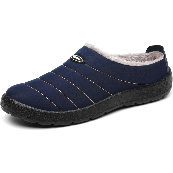 Тапочки халатні зимові Mishansha для чоловіків та жінок, теплі, з плюшевою підкладкою, розмір 35-47, зелені (темно-сині, 43 EU)