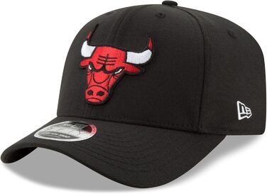 Кепка New Era Chicago Bulls 9fifty Stretch Snapback чорна M-L