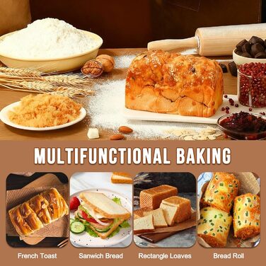 Форма для випічки хліба 2 шт з кришкою, антипригарна, 450г (1lb), для тостів, сендвічів, кексів (Чорна)