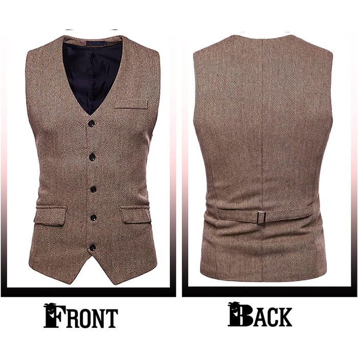 Жилет чоловічий RONGKI Showu з паєтками, слив фіт, для вечірки, весілля, елегантний костюмний жилет, стиль блейзера (L, візерунок 'єлочка/хакі3)