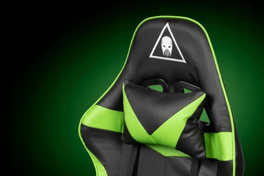 Ігрове крісло Kruger&Matz GX-150, штучна шкіра, чорне