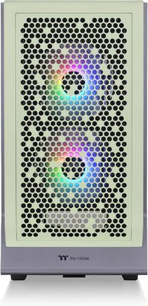 Корпус Thermaltake Ceres 300 TG ARGB Snow Mid-Tower ATX/E-ATX, 3x140мм вентилятори, загартоване скло, підтримка 360мм радіатора, Matcha Green