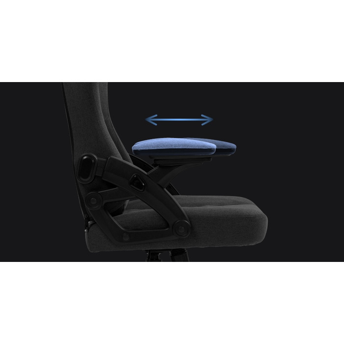 Ігрове крісло DELAGEAR G 404, темно-сіре, тканинне