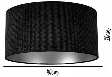 Сучасна торшерна лампа Glimex, патрон E27, 60 Вт, чорний, сріблястий, сірий