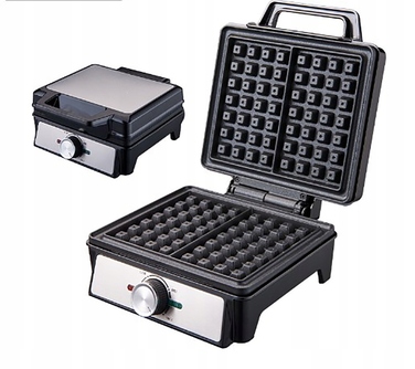 Вафельниця GOFROWNICA XXL на 2 вафлі з регулюванням температури для пухких та хрумких вафель