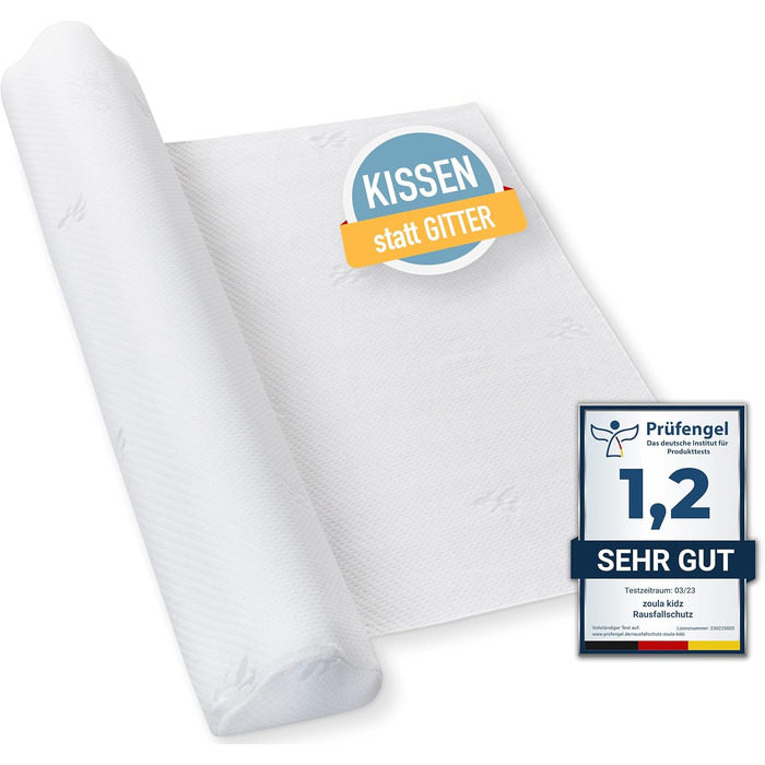 Надувне дитяче ліжко для подорожей - ліжко з захистом від падіння та вбудованим насосом - Портативне дитяче туристичне ліжко з тканиною Oeko-Tex - Ідеально для кемпінгу, готелів та дому (1 шт, 180 см)