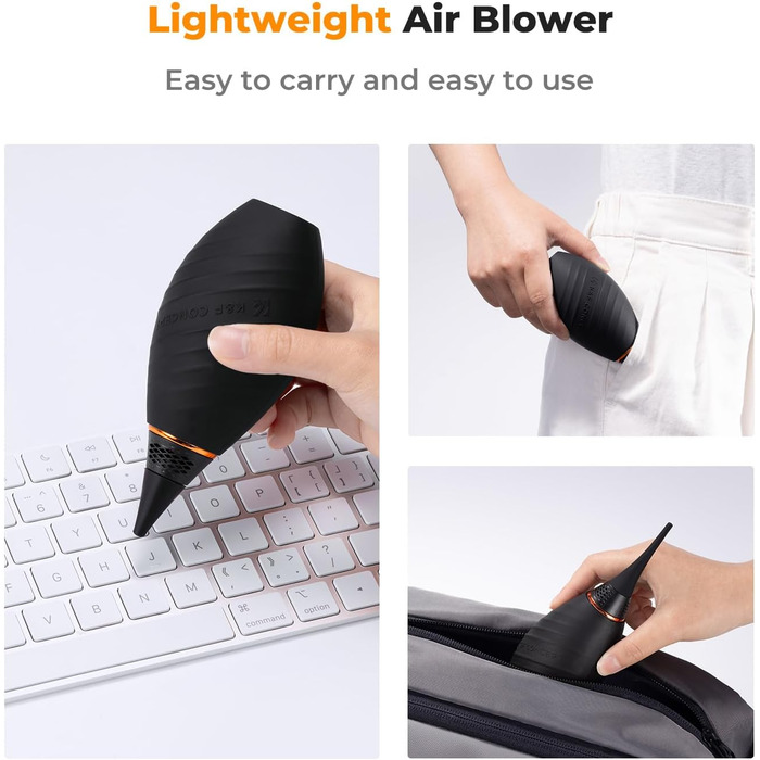 Набір для чищення фото- та відеокамер K&F Concept 10 в 1: DSLR, об'єктиви, мобільні телефони. Включає серветки, продувальну помпу, рідину для чищення та олівець для лінз.