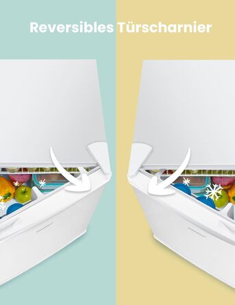 Міні-холодильник Comfee RCD50WH2(E) 43L з відділенням для льоду, білий. Холодильник для кімнати та офісу, швидке охолодження, регулювання температури, енергоклас E.