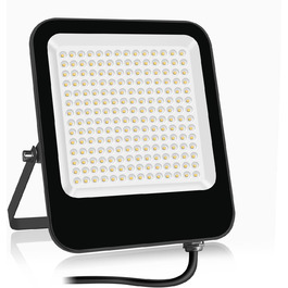 LED Floodlight Outdoor Warm White 3000K, Super Bright LED Floodlight 20000LM LED Spotlight Floodlight IP65 Waterproof Outdoor Security Light for Backyard, Driveway, Garage, Hallway, Garden (Warm White, 150W)