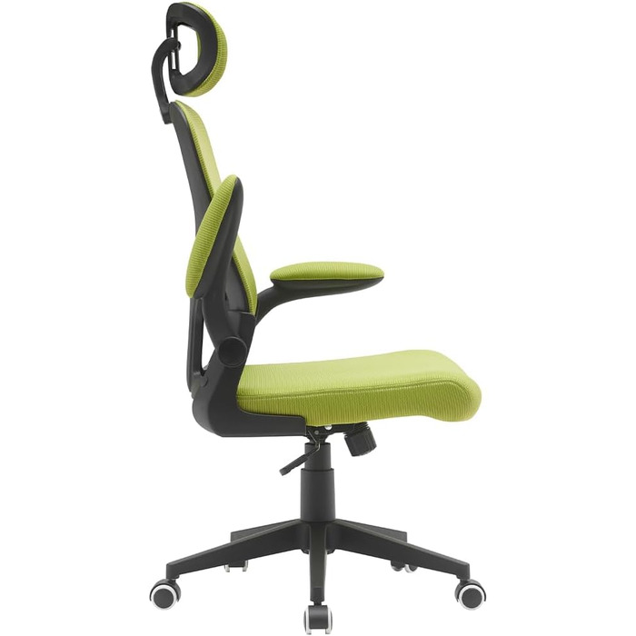 Офісне крісло BAKAJI, нейлон, зелене, 56 x 116-126 см