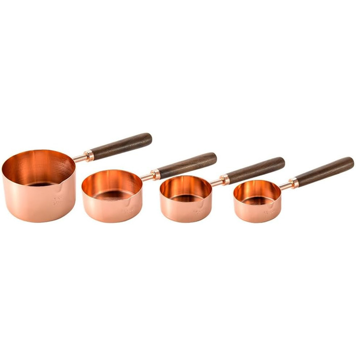Wooden Handle Measuring Spoon Set, Baking Tools for Cooking (Color 1)