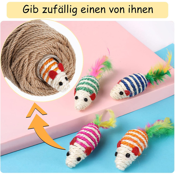 100M Sisal Rope for Cat Trees 8MM, Natural Sisal Rope for Cats, Scratch Rope, Household, Garden, DIY, Decoration, Cord for Replacement