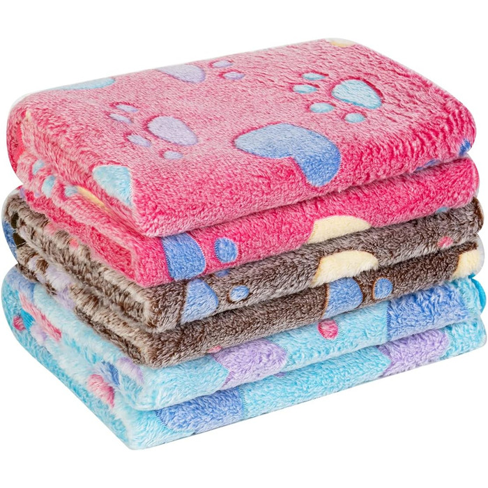 М'які ковдри для собак та котів: 3 шт. (великі, у формі серця)